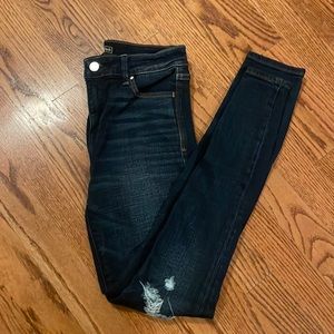 Mid rise super skinny ankle Jean
